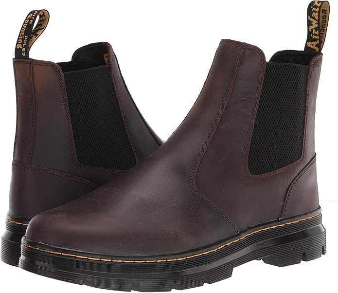 Dr. Martens unisex-adult Embury Leather Chelsea Boot