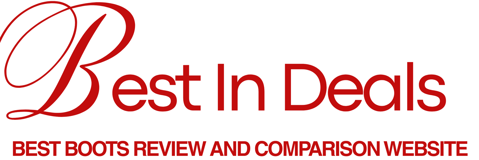 Website logo for Best in Deals. Best Boots review and comparison Website
