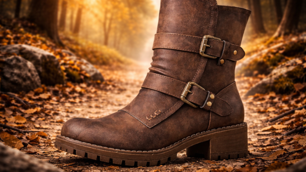 Brown Color Long Heels Boots