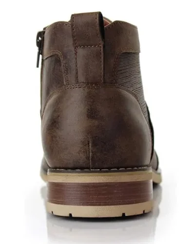 Ferro Aldo Men's Ankle Boots | Lace-Up Cap Toe Chukka Style Dress Boot | Casual Fashion for Work