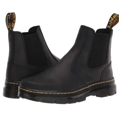Dr. Martens unisex-adult Embury Leather Chelsea Boot