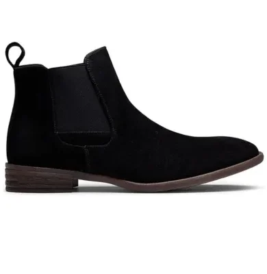 Jousen Men's Chelsea Boots Lightweight Casual Chukka Ankle Boots Classic Elastic Dress Boots For Men