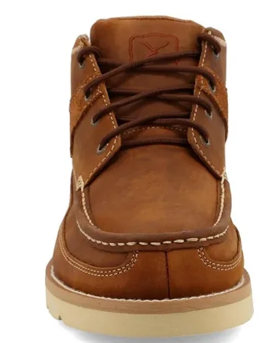 Twisted X Men's 4" Wedge Sole Boot, Round Toe Chukka Boots