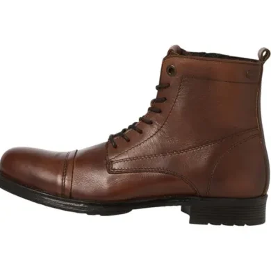 JACK & JONES mens Jfwshaun Leather Boot Sn