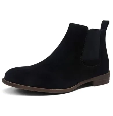Jousen Men's Chelsea Boots Lightweight Casual Chukka Ankle Boots Classic Elastic Dress Boots For Men
