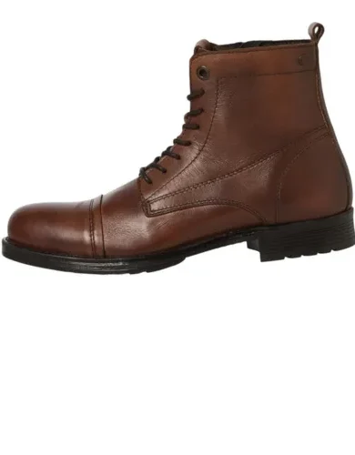 JACK & JONES mens Jfwshaun Leather Boot Sn