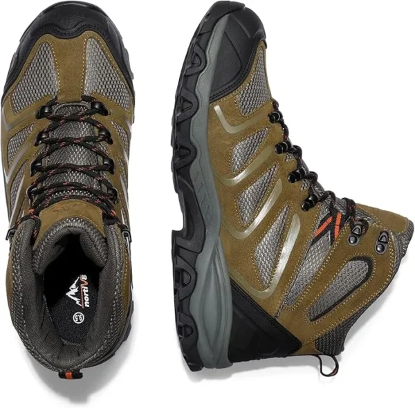 Nortive 8 Men;s Ankle High Waterproof Hiking Boots Webp