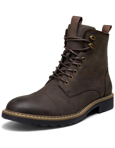Vostey Mens Boots Motorcycle Casual Boots for Men Zipper Fashion Chukka Boots Mens 400 x500