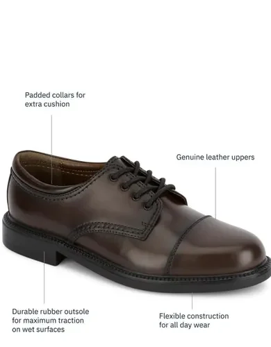 Dockers Gordon Leather Dress Shoes for Men Casual Cap Toe Mens Oxford Shoes