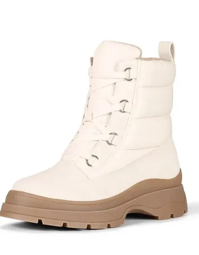 Amazon Essentials Women's Lace Up Puffer Snow Boots