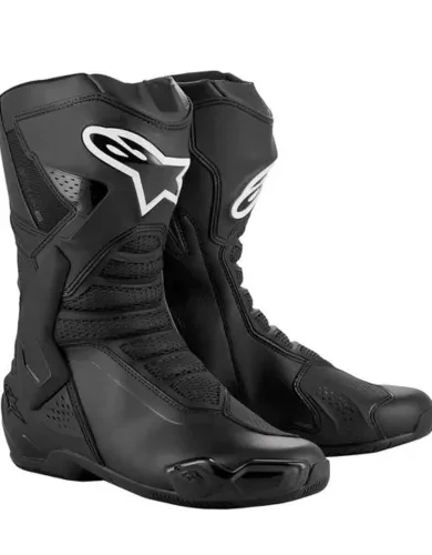 Alpinestars SMX-6 V3 Motorcycle Boots, High-Speed Protection & Comfort - CE Certified, Replaceable Toe Sliders, Enhanced Ankle Protection, Breathable & Lightweight Design
