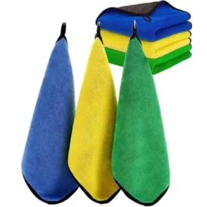 SKY-TOUCH 3pcs Microfiber Car Drying Towel for Car Cleaning and Detailing, Extra Thick Plush Lint Super Absorbent Detailing Towel,Windows,Screen and Kitchen