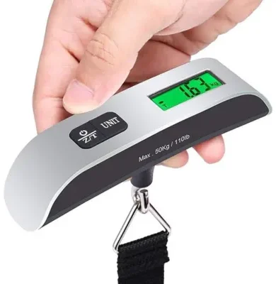 ULTECHNOVO Digital Hanging Luggage Scale Portable Handheld Baggage Scale for Travel Suitcase Scale