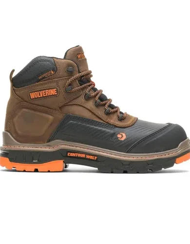 Wolverine Men's Overpass Composite Toe Waterproof Work Boots