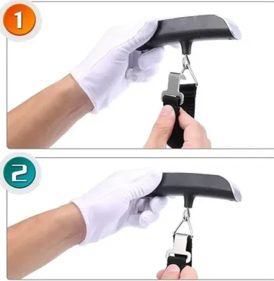 ULTECHNOVO Digital Hanging Luggage Scale Portable Handheld Baggage Scale for Travel Suitcase Scale