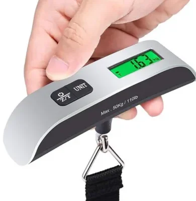 ULTECHNOVO Digital Hanging Luggage Scale Portable Handheld Baggage Scale for Travel Suitcase Scale