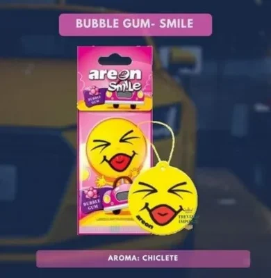 Areon X Version Hanging Car Air Freshener Bubble Gum