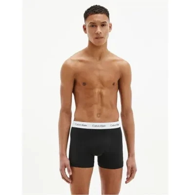 Calvin Klein Mens Medium Rise Trunk Boxer Shorts(Pack of 3) (pack of 3)