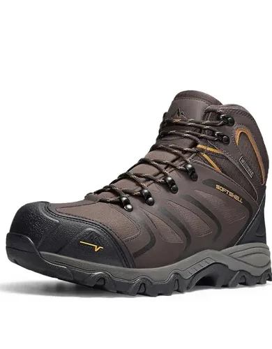 NORTIV 8 Waterproof Work Boots for Men Steel Toe Safety Construction Boots ARMADILLO-STL