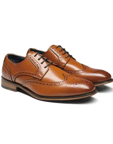 Bruno Marc Men's Lace Up Soft Cap-Toe Formal Dress Shoes
