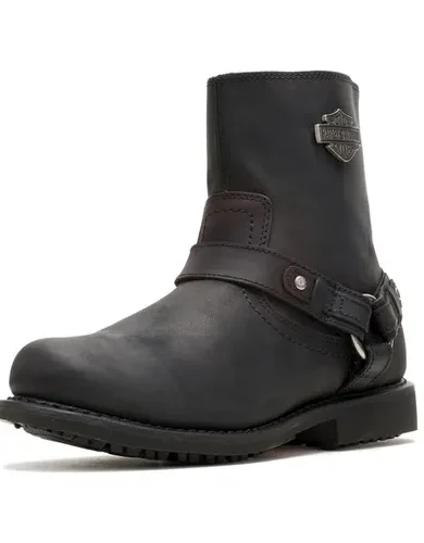Harley-Davidson Footwear Mens Scout Leather Harness Riding Casual Boots Ankle
