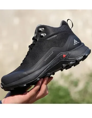 HUMTTO Men's All-Terrain Waterproof Hiking Boots Lightweight Breathable Outdoor Ankle Boots Trekking Hiking Shoes