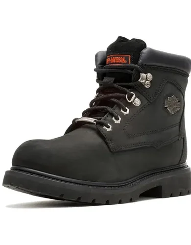 Harley-Davidson Footwear Mens Badlands Motorcycle Casual Boots Ankle - Black