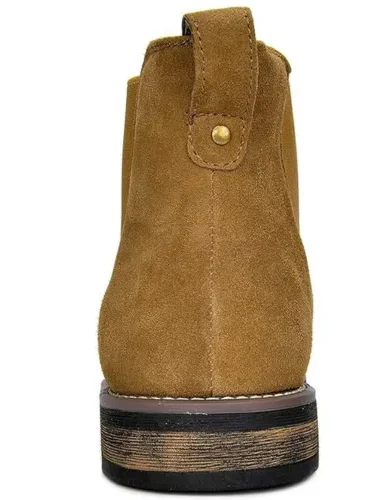 Bruno Marc Men's Suede Leather Chelsea Ankle Boots