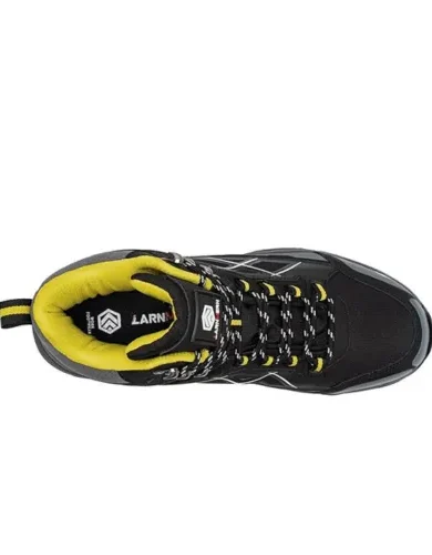 LARNMERN Steel Toe Work Boots Men,Non Slip Safety Shoes,Comfortable Industrial and Constructio Hiking Sneakers