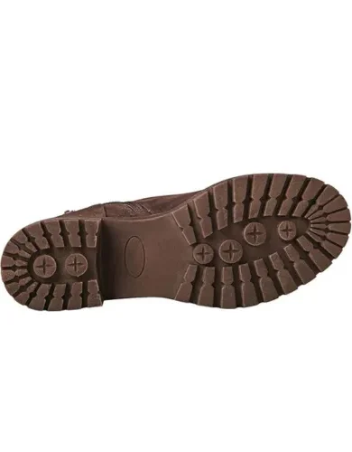GLOBALWIN Lace up Mid Calf Motorcycle Fashion Festival Boots Combat Riding Military Boots for Women