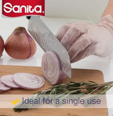 Sanita Disposable Gloves Medium 100 Gloves